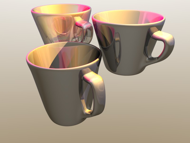 3D: mugs