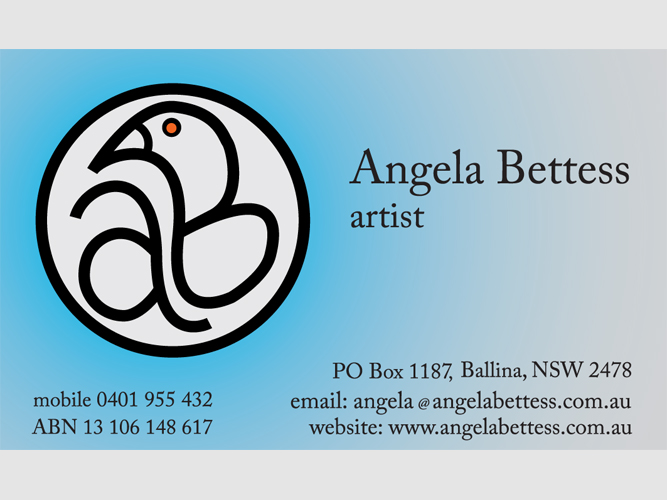 business card Angela Bettess