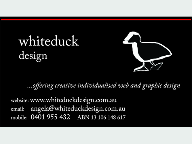 business card Whiteduck Design